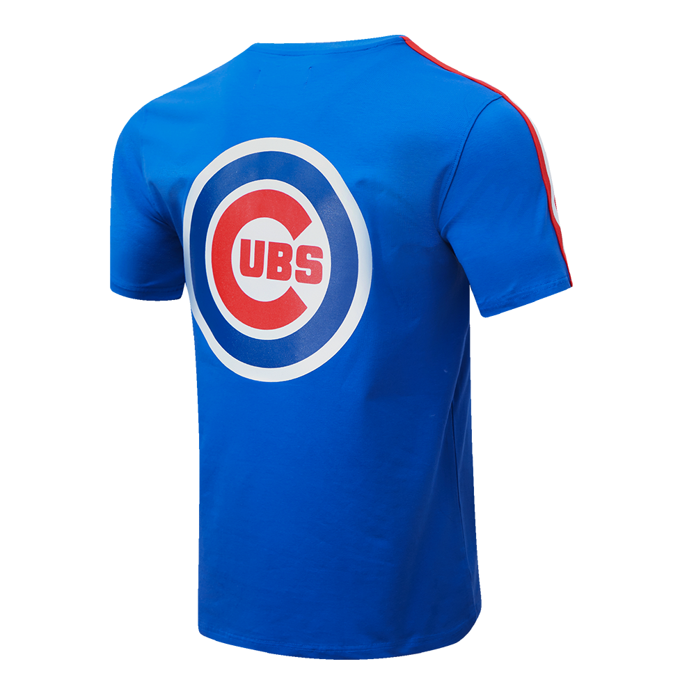 MLB CHICAGO CUBS HAUT PRO TEAM À BANDES ET À LOGO POUR HOMME (BLEU ROYAL)