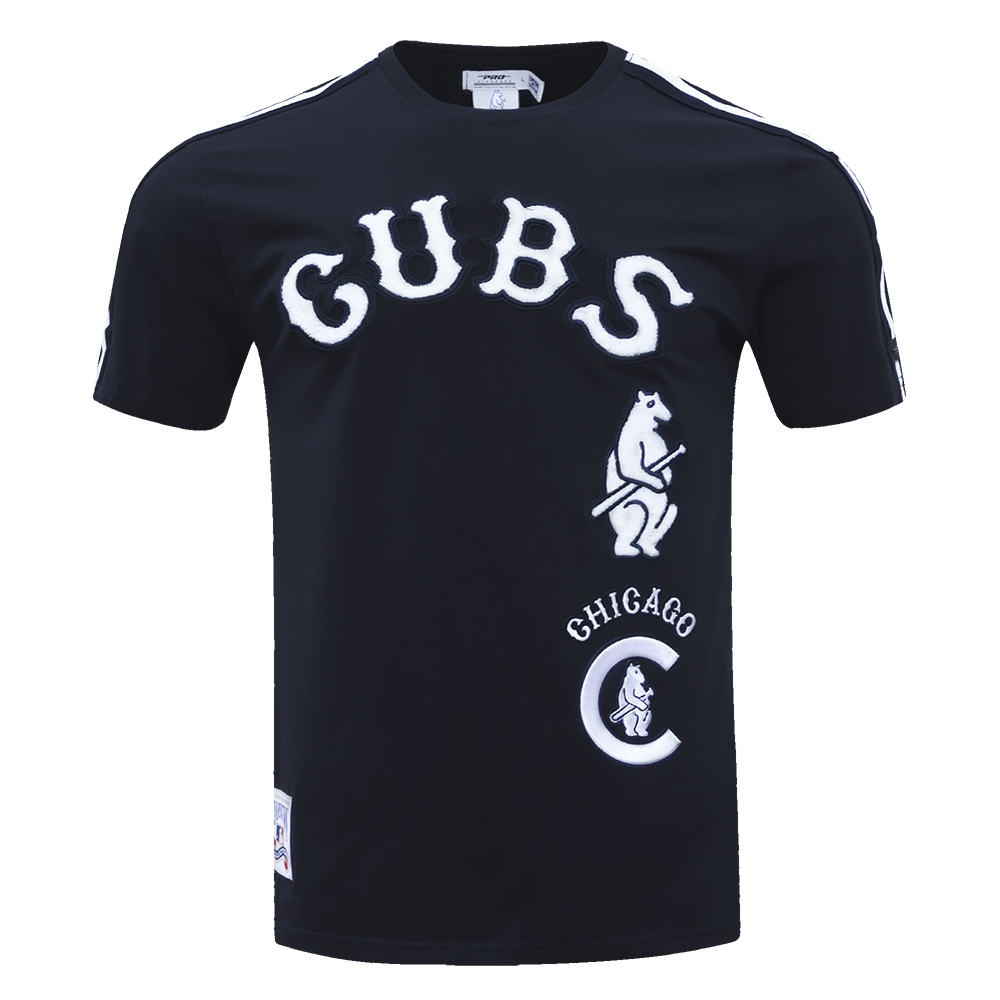 MLB CHICAGO CUBS RETRO CLASSIC HAUT À RAYURES POUR HOMME (MARINE MINUIT)