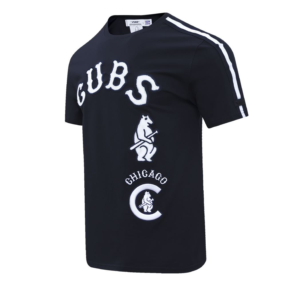 MLB CHICAGO CUBS RETRO CLASSIC HAUT À RAYURES POUR HOMME (MARINE MINUIT)