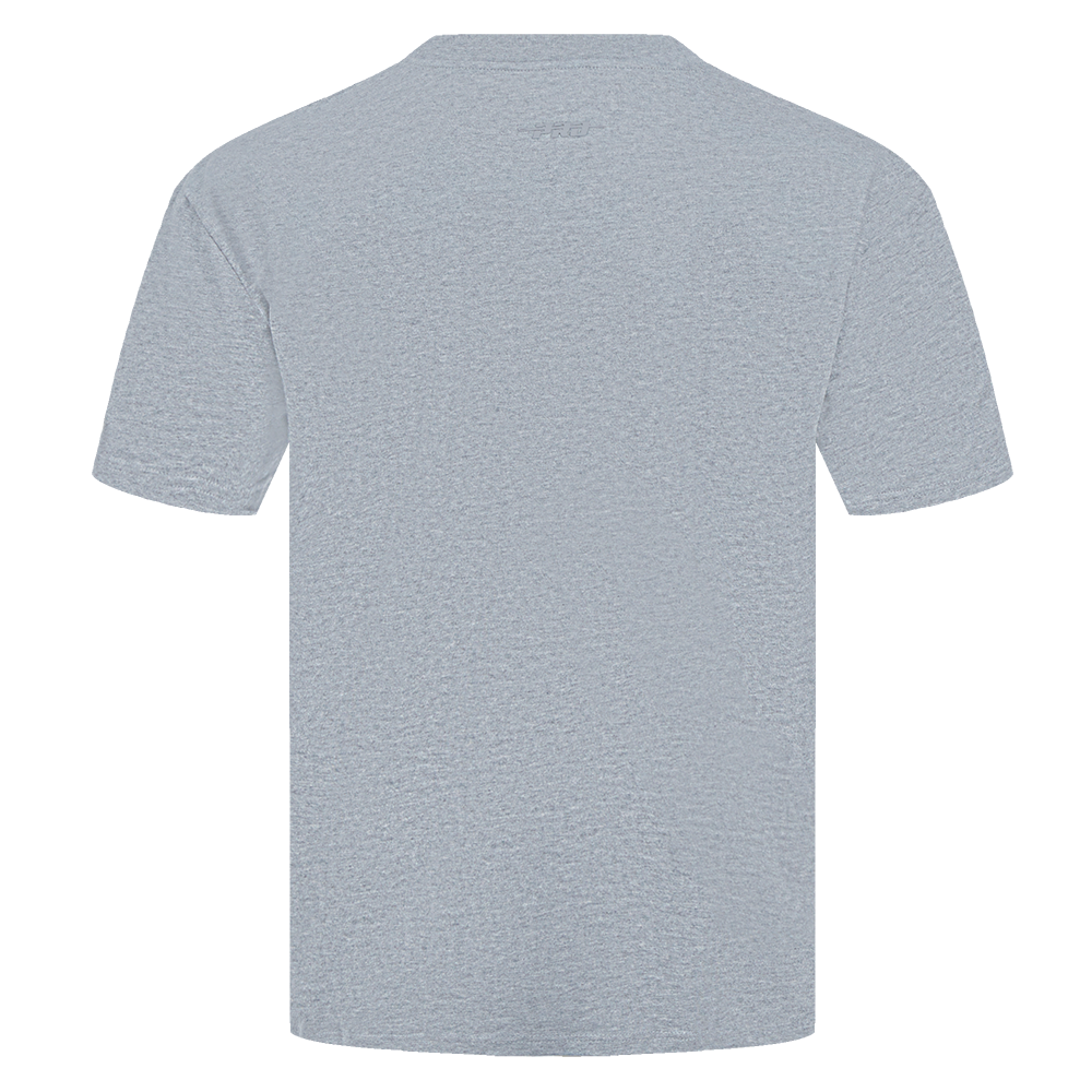 MLB CHICAGO CUBS NEUTRAL HAUT EN JERSEY DE COTON À ÉPAULES TOMBANTES POUR HOMME (GRIS CHINÉ FONCÉ)