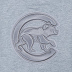 MLB CHICAGO CUBS NEUTRAL HAUT EN JERSEY DE COTON À ÉPAULES TOMBANTES POUR HOMME (GRIS CHINÉ FONCÉ)