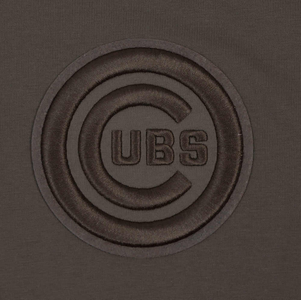 MLB CHICAGO CUBS NEUTRAL MEN'S  CJ DROP SHOULDER TOP (DARK TAUPE)