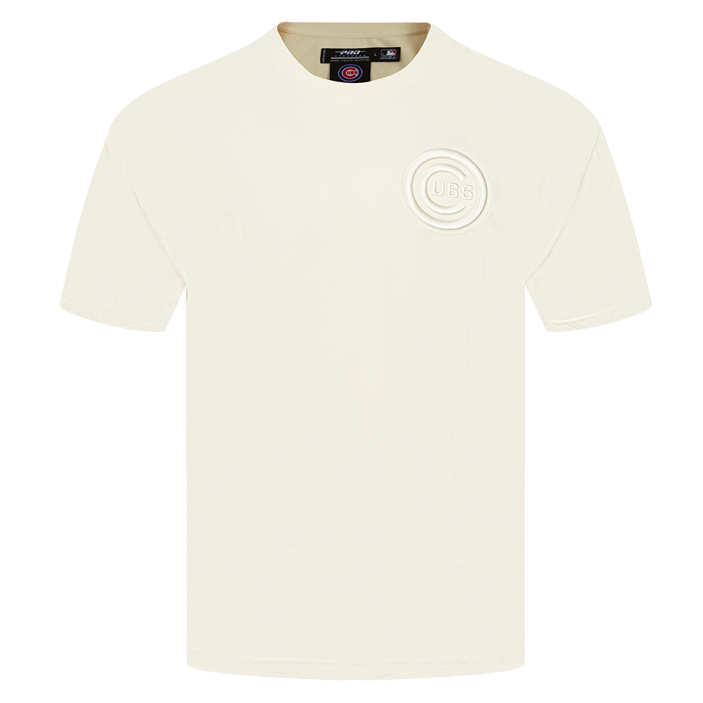 MLB CHICAGO CUBS NEUTRAL MEN'S  CJ DROP SHOULDER TOP (EGGSHELL)