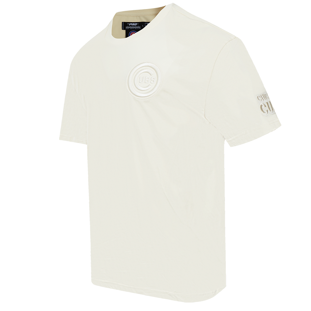 MLB CHICAGO CUBS NEUTRAL MEN'S  CJ DROP SHOULDER TOP (EGGSHELL)