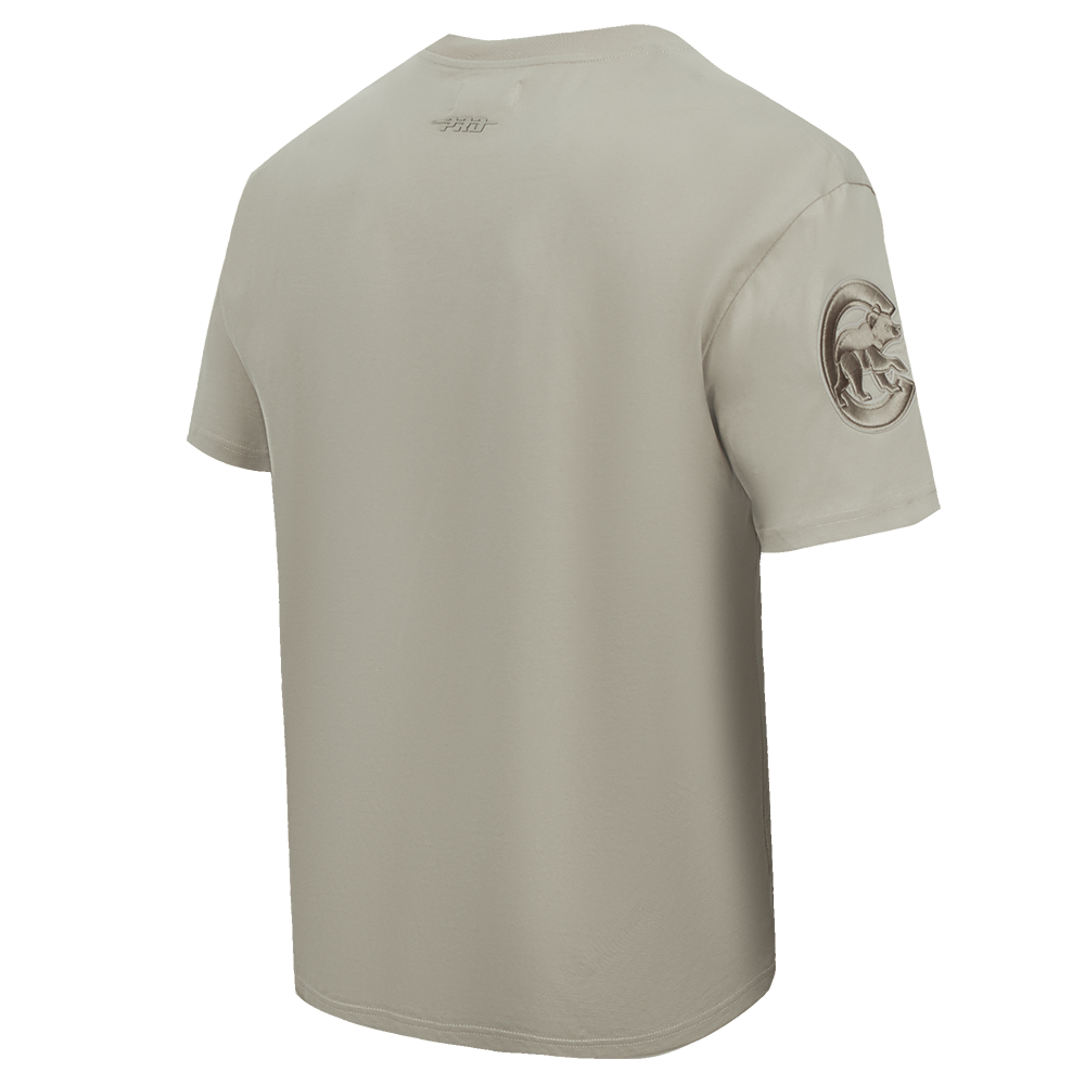 MLB CHICAGO CUBS NEUTRAL MEN'S  CJ DROP SHOULDER TOP (TAUPE)