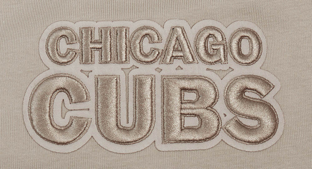 MLB CHICAGO CUBS NEUTRAL MEN'S  CJ DROP SHOULDER TOP (TAUPE)