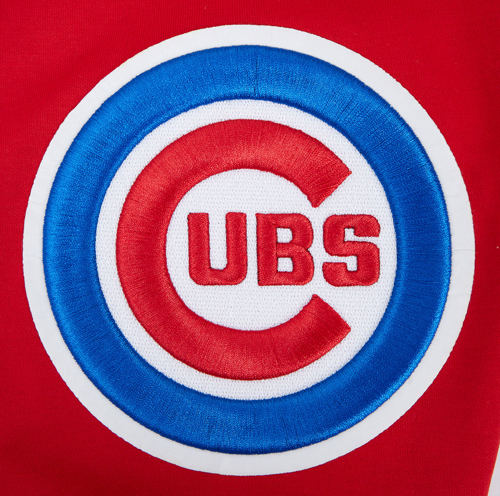 MLB CHICAGO CUBS SCRIPT TAIL SHORT EN MAILLE DOUBLE 2.0 POUR HOMME (ROUGE)