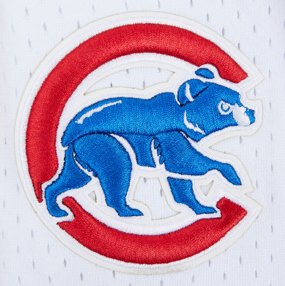 MLB CHICAGO CUBS SCRIPT TAIL SHORT EN MAILLE DOUBLE 2.0 POUR HOMME (ROUGE)