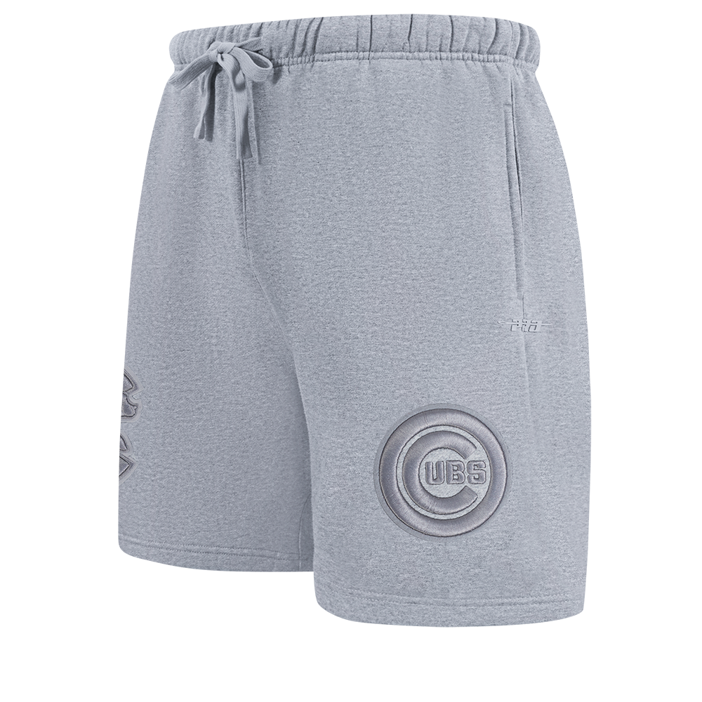 MLB CHICAGO CUBS NEUTRAL SHORT EN MOLLETON POUR HOMME (GRIS CHINÉ FONCÉ)