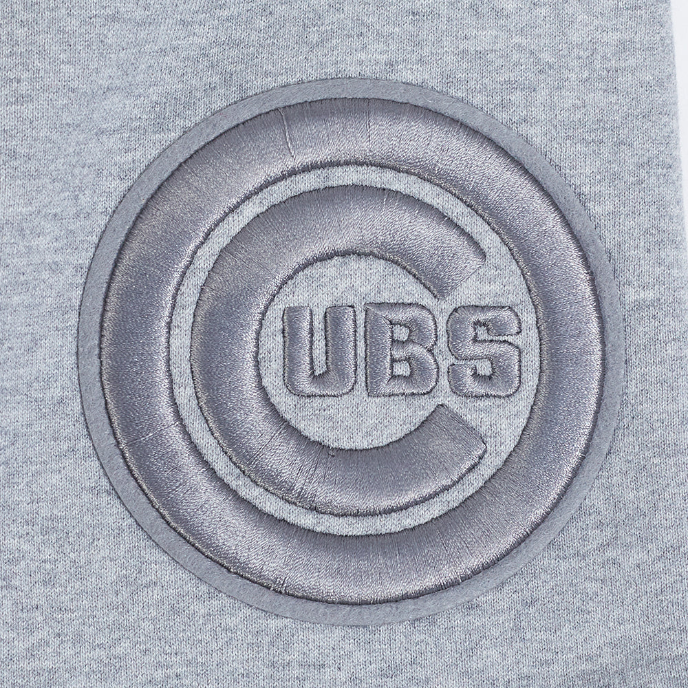 MLB CHICAGO CUBS NEUTRAL SHORT EN MOLLETON POUR HOMME (GRIS CHINÉ FONCÉ)