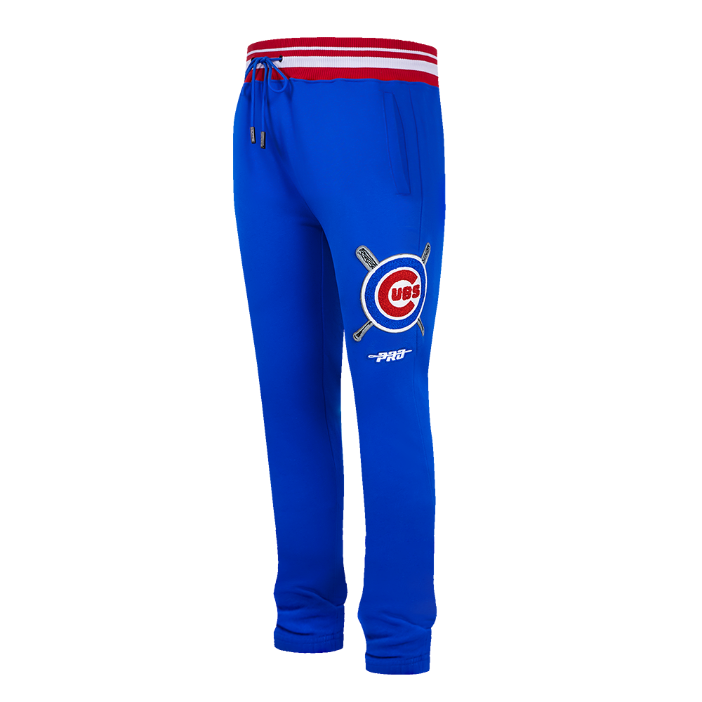 MLB CHICAGO CUBS MASH UP MEN'S RIB FLC SWEATPANT (ROYAL BLUE/RED)