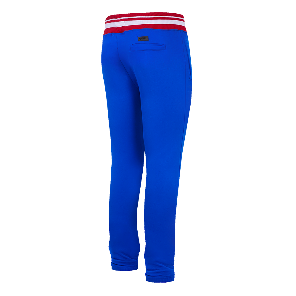 MLB CHICAGO CUBS MASH UP MEN'S RIB FLC SWEATPANT (ROYAL BLUE/RED)