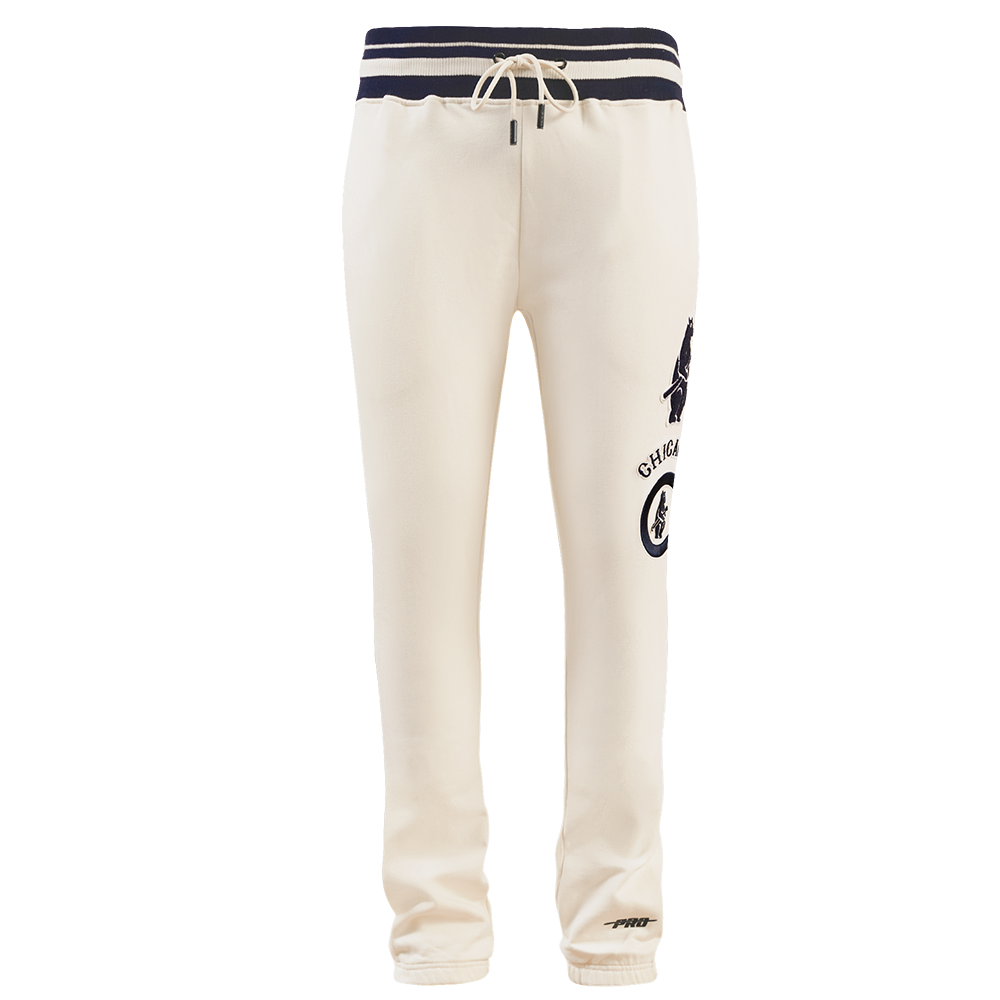 MLB CHICAGO CUBS RETRO CLASSIC MEN'S SWEATPANT (EGGSHELL/ MIDNIGHT NAVY)