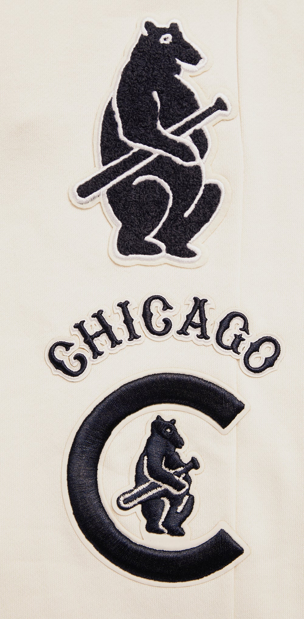 MLB CHICAGO CUBS RETRO CLASSIC MEN'S SWEATPANT (EGGSHELL/ MIDNIGHT NAVY)