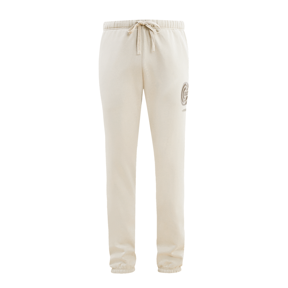 MLB CHICAGO CUBS NEUTRAL MEN'S  FLC SWEATPANT (EGGSHELL)