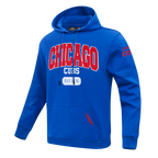 MLB CHICAGO CUBS CITY ARCH CHANDAIL À CAPUCHON EN MOLLETON POUR HOMME (BLEU ROYAL)