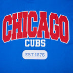 MLB CHICAGO CUBS CITY ARCH CHANDAIL À CAPUCHON EN MOLLETON POUR HOMME (BLEU ROYAL)