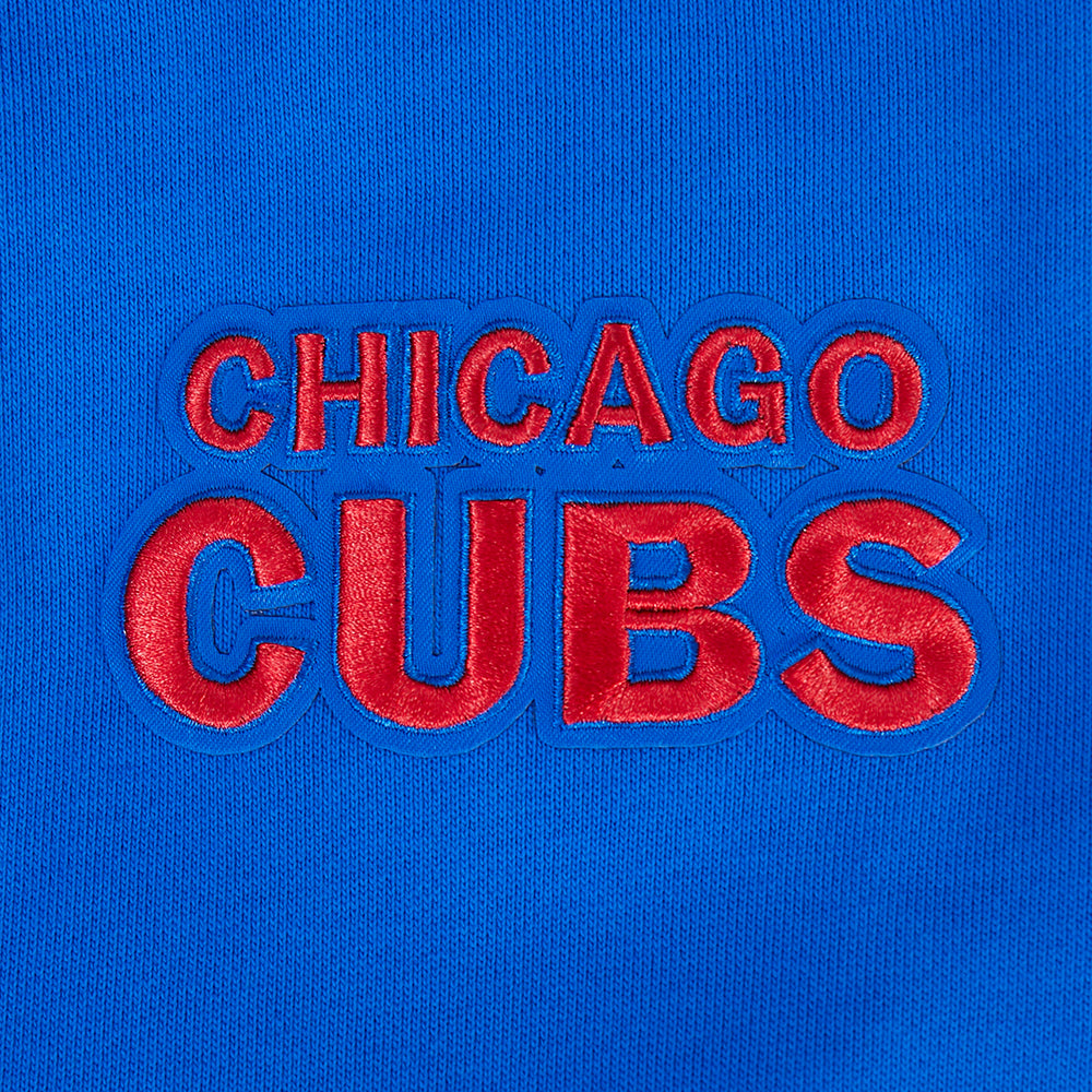 MLB CHICAGO CUBS CITY ARCH CHANDAIL À CAPUCHON EN MOLLETON POUR HOMME (BLEU ROYAL)
