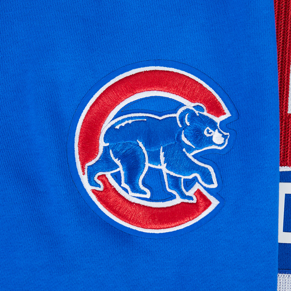 MLB CHICAGO CUBS CITY ARCH CHANDAIL À CAPUCHON EN MOLLETON POUR HOMME (BLEU ROYAL)