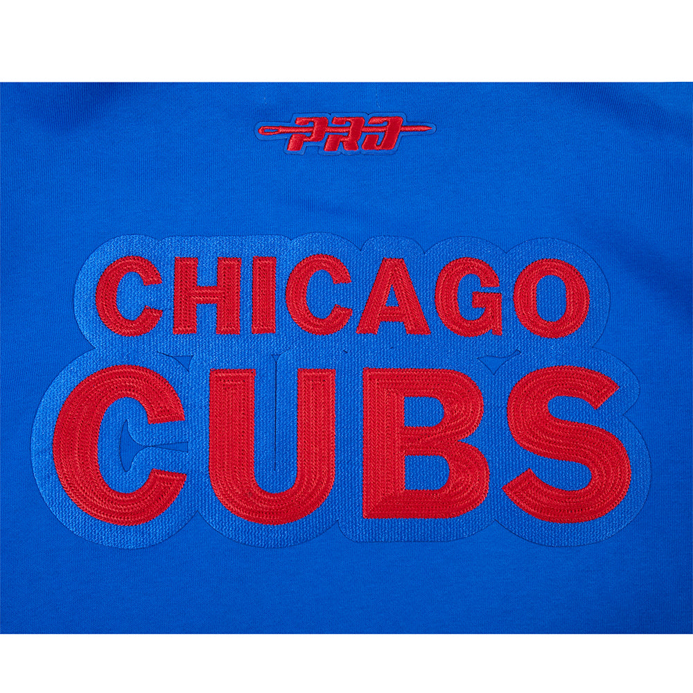 MLB CHICAGO CUBS CITY ARCH MEN'S FLC 1/4 ZIP (ROYAL BLUE)