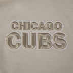 MLB CHICAGO CUBS WINGSPAN CHANDAIL À CAPUCHON EN MOLLETON À ÉPAULES TOMBANTES V2 POUR HOMME (TAUPE)