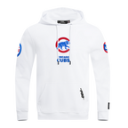 MLB CHICAGO CUBS CLASSIC CHENILLE CHANDAIL À CAPUCHON POUR HOMME (BLANC)