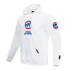 MLB CHICAGO CUBS CLASSIC CHENILLE CHANDAIL À CAPUCHON POUR HOMME (BLANC)