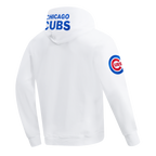 MLB CHICAGO CUBS CLASSIC CHENILLE CHANDAIL À CAPUCHON POUR HOMME (BLANC)