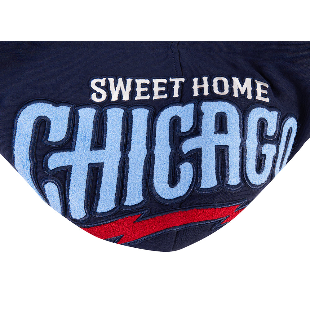 MLB CHICAGO CUBS RETRO CLASSICS CHANDAIL À CAPUCHON POUR HOMME (MARINE MINUIT)