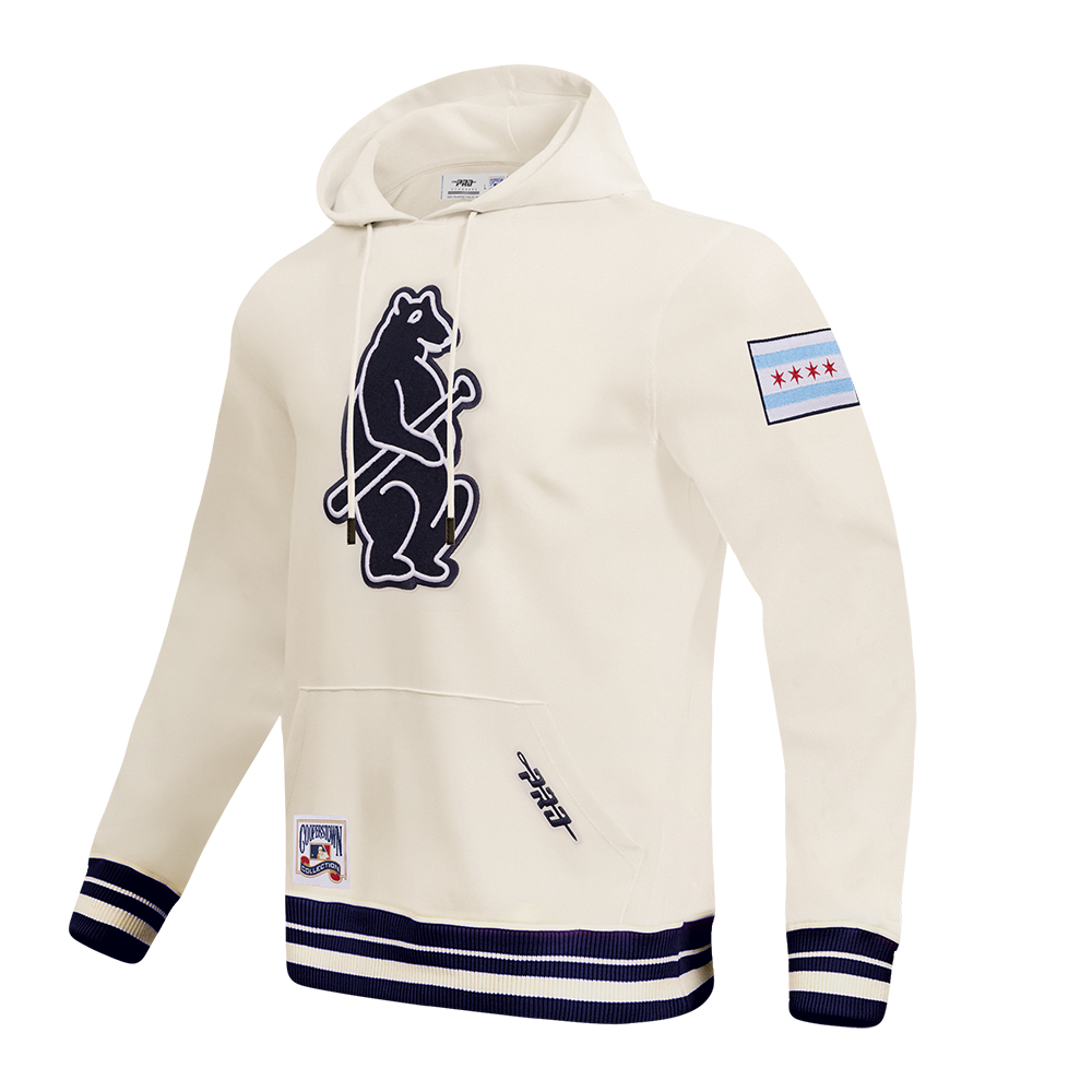 MLB CHICAGO CUBS RETRO CLASSICS MEN'S CREWNECK (EGGSHELL/MIDNIGHT NAVY)