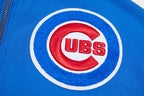 MLB CHICAGO CUBS CLASSIC CHENILLE MEN'S FULL ZIP PULLOVER HOODIE (ROYAL BLUE)