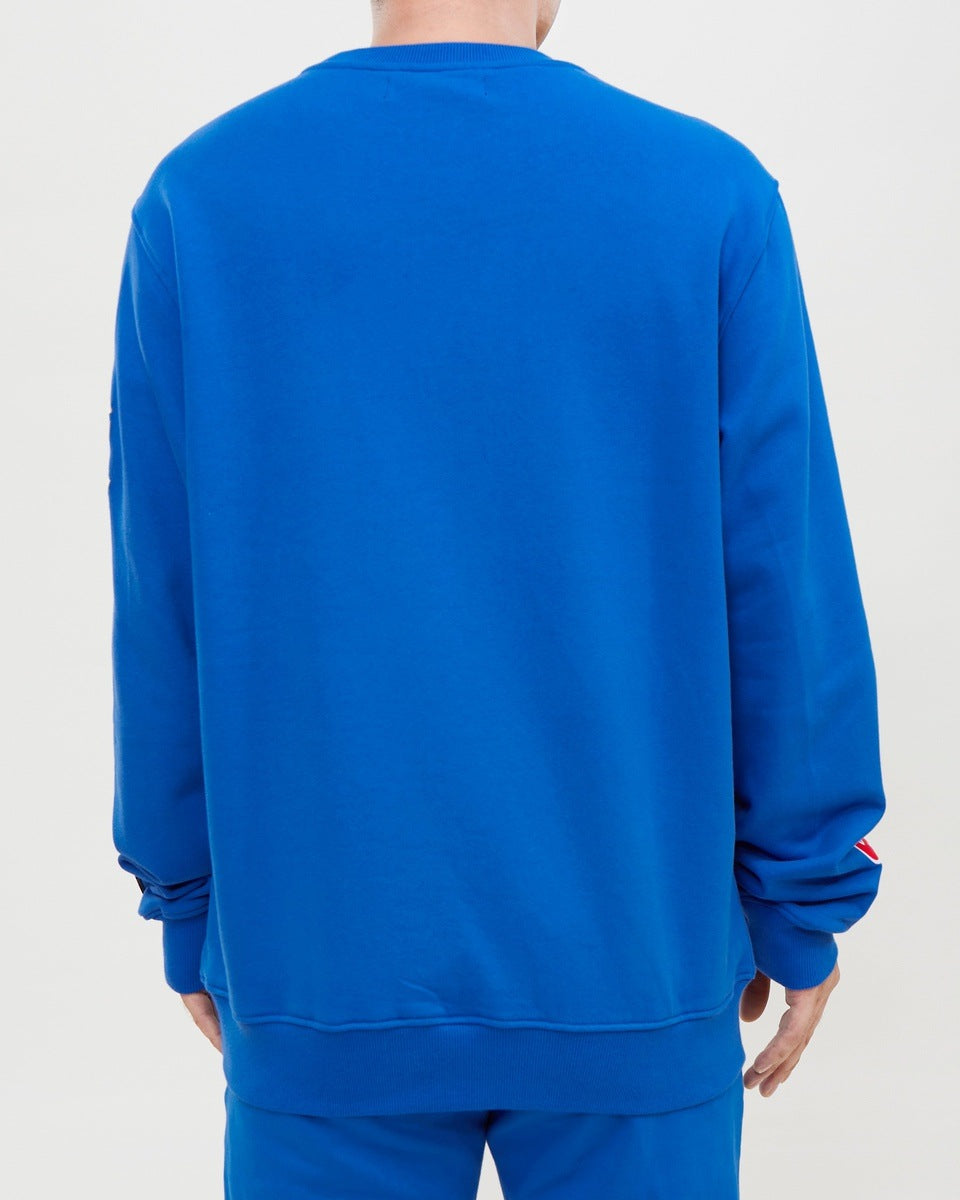 MLB CHICAGO CUBS CLASSIC MEN'S CREWNECK (ROYAL BLUE)