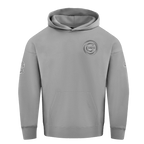 MLB CHICAGO CUBS NEUTRAL MEN'S  DROP SHOULDER FLC PO HOODIE (DARK HEATHER GRAY)