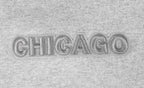MLB CHICAGO CUBS NEUTRAL MEN'S  DROP SHOULDER FLC PO HOODIE (DARK HEATHER GRAY)