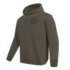 MLB CHICAGO CUBS NEUTRAL CHANDAIL À CAPUCHON EN MOLLETON À ÉPAULES TOMBANTES POUR HOMME (TAUPE FONCÉ)
