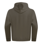 MLB CHICAGO CUBS NEUTRAL CHANDAIL À CAPUCHON EN MOLLETON À ÉPAULES TOMBANTES POUR HOMME (TAUPE FONCÉ)