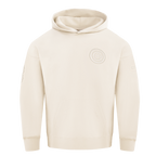 MLB CHICAGO CUBS NEUTRAL MEN'S  DROP SHOULDER FLC PO HOODIE (EGGSHELL)