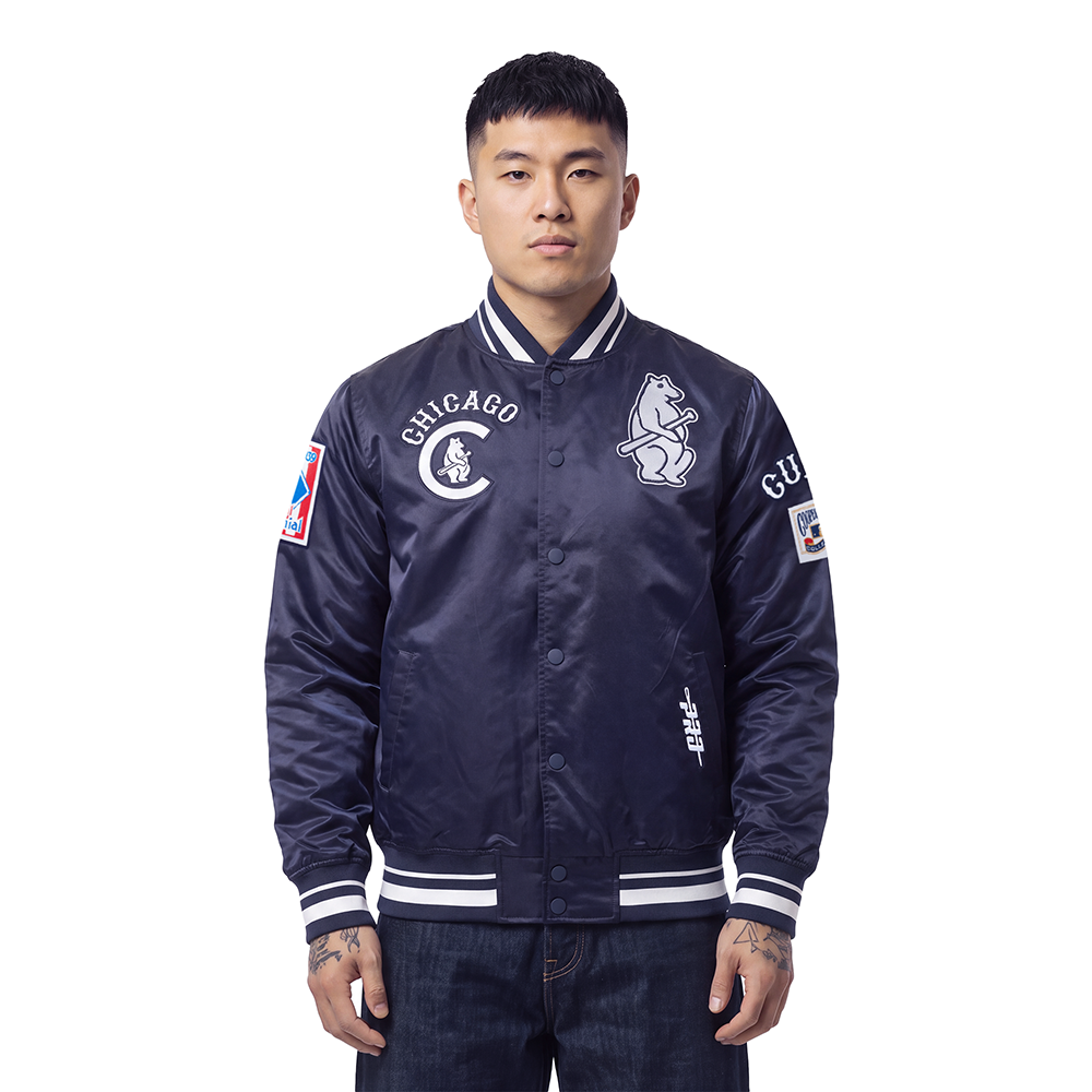 MLB CHICAGO CUBS RETRO CLASSICS MANTEAU POUR HOMME (MARINE MINUIT)