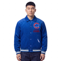 MLB CHICAGO CUBS CLASSIC CORDUROY MANTEAU POUR HOMME (BLEU ROYAL)