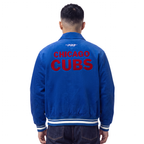MLB CHICAGO CUBS CLASSIC CORDUROY MANTEAU POUR HOMME (BLEU ROYAL)