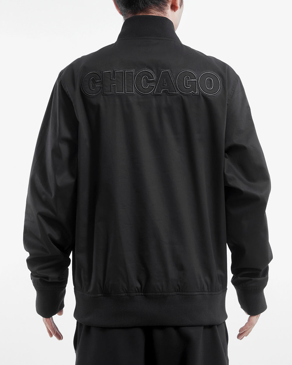 MLB CHICAGO CUBS NEUTRAL MEN'S TWILL JACKET (BLACK)