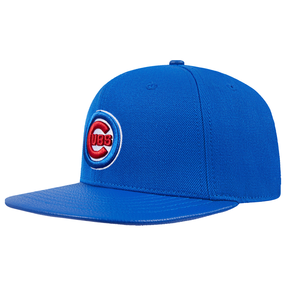 MLB CHICAGO CUBS SCRIPT TAIL CASQUETTE STRAPBACK EN LAINE (BLEU ROYAL)