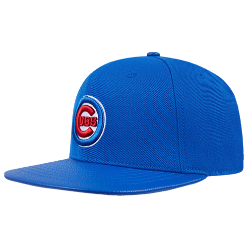 MLB CHICAGO CUBS SCRIPT TAIL WOOL STRAPBACK HAT (ROYAL BLUE)