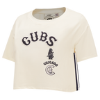 MLB CHICAGO CUBS RETRO CLASSIC HAUT À COUPE CARRÉE POUR FEMME (COQUILLE D'ŒUF)