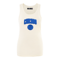 MLB CHICAGO CUBS TRIPLE TONAL CAMISOLE DOS NAGEUR À COUPE DÉCONTRACTÉE POUR FEMME (COQUILLE D'ŒUF)