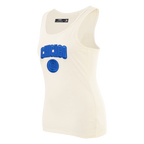 MLB CHICAGO CUBS TRIPLE TONAL CAMISOLE DOS NAGEUR À COUPE DÉCONTRACTÉE POUR FEMME (COQUILLE D'ŒUF)
