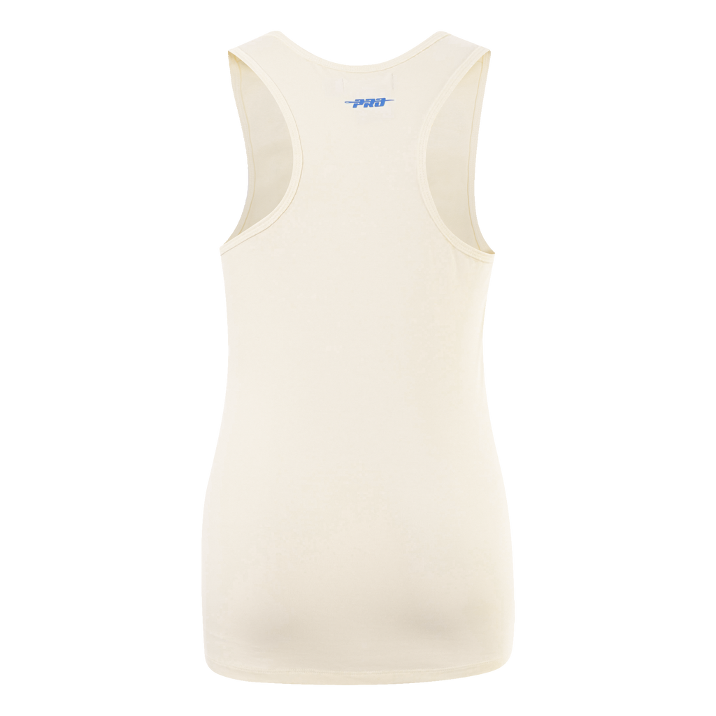 MLB CHICAGO CUBS TRIPLE TONAL CAMISOLE DOS NAGEUR À COUPE DÉCONTRACTÉE POUR FEMME (COQUILLE D'ŒUF)