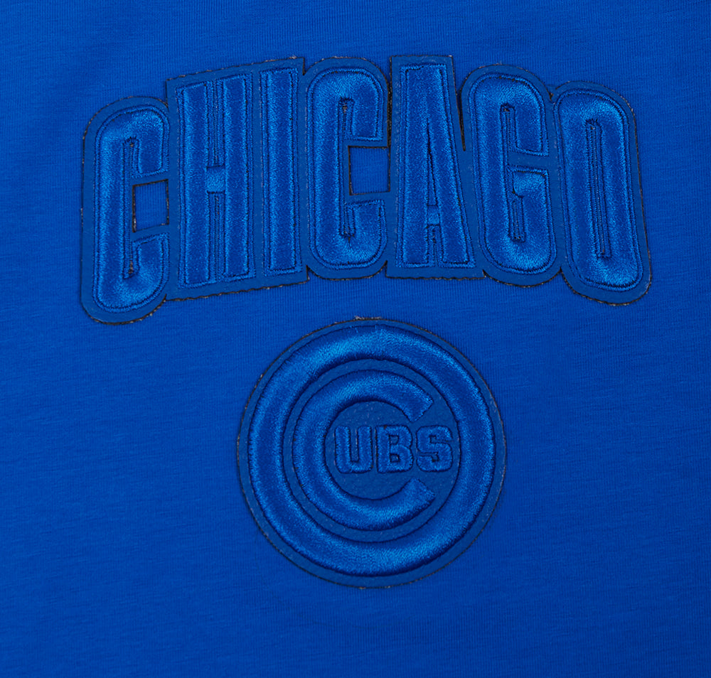 MLB CHICAGO CUBS TRIPLE TONAL CAMISOLE DOS NAGEUR À COUPE DÉCONTRACTÉE POUR FEMME (BLEU ROYAL)