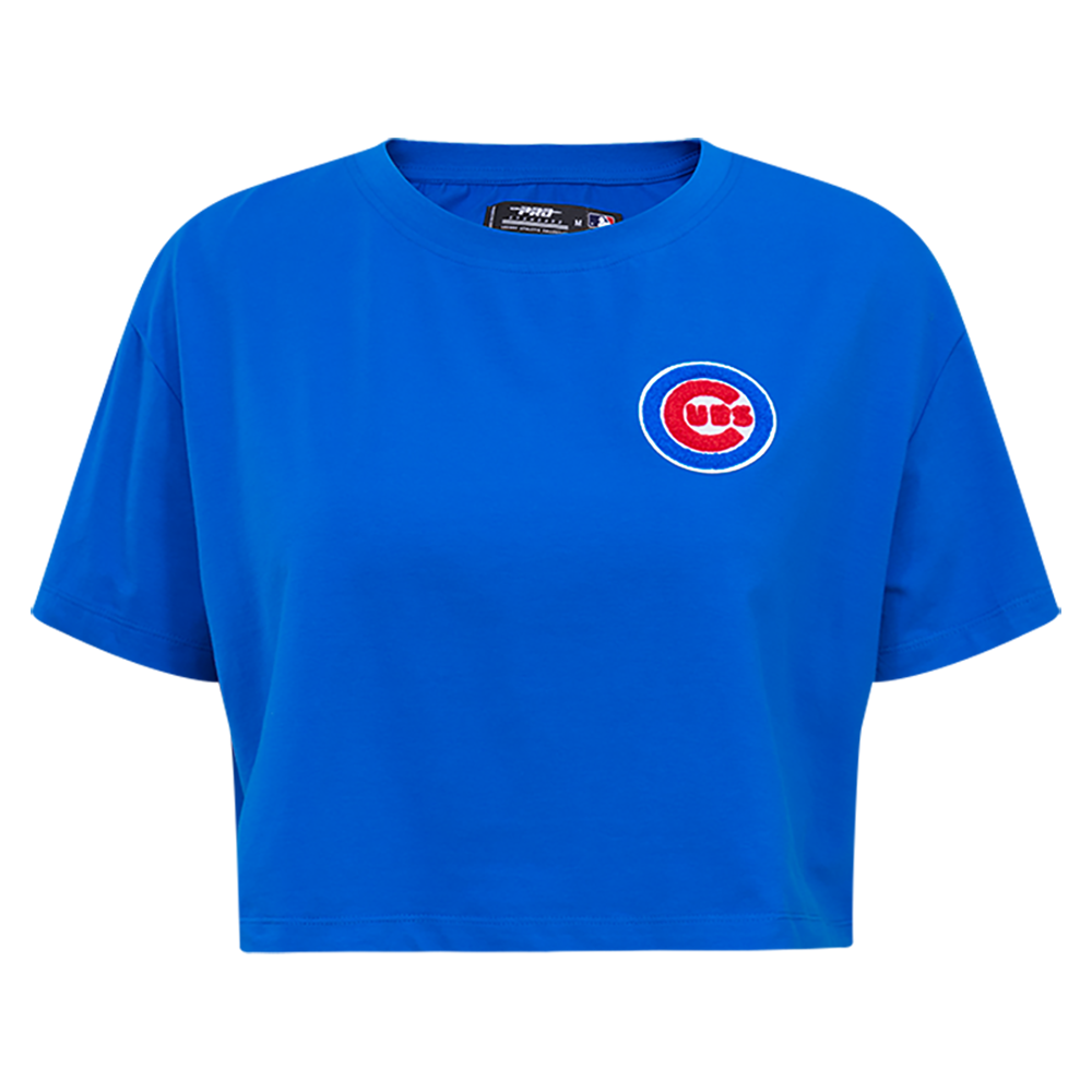 MLB CHICAGO CUBS CLASSIC WOMEN'S BOXY TOP (ROYAL BLUE)