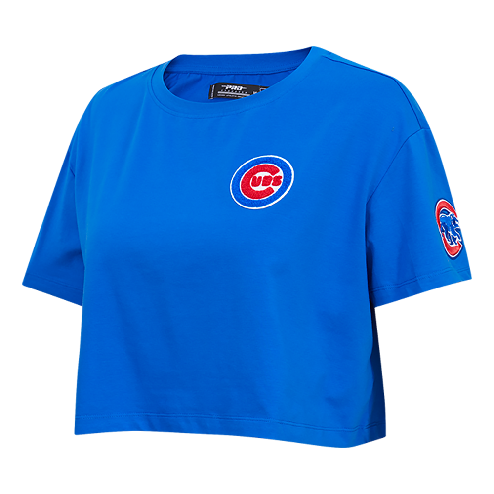 MLB CHICAGO CUBS CLASSIC WOMEN'S BOXY TOP (ROYAL BLUE)